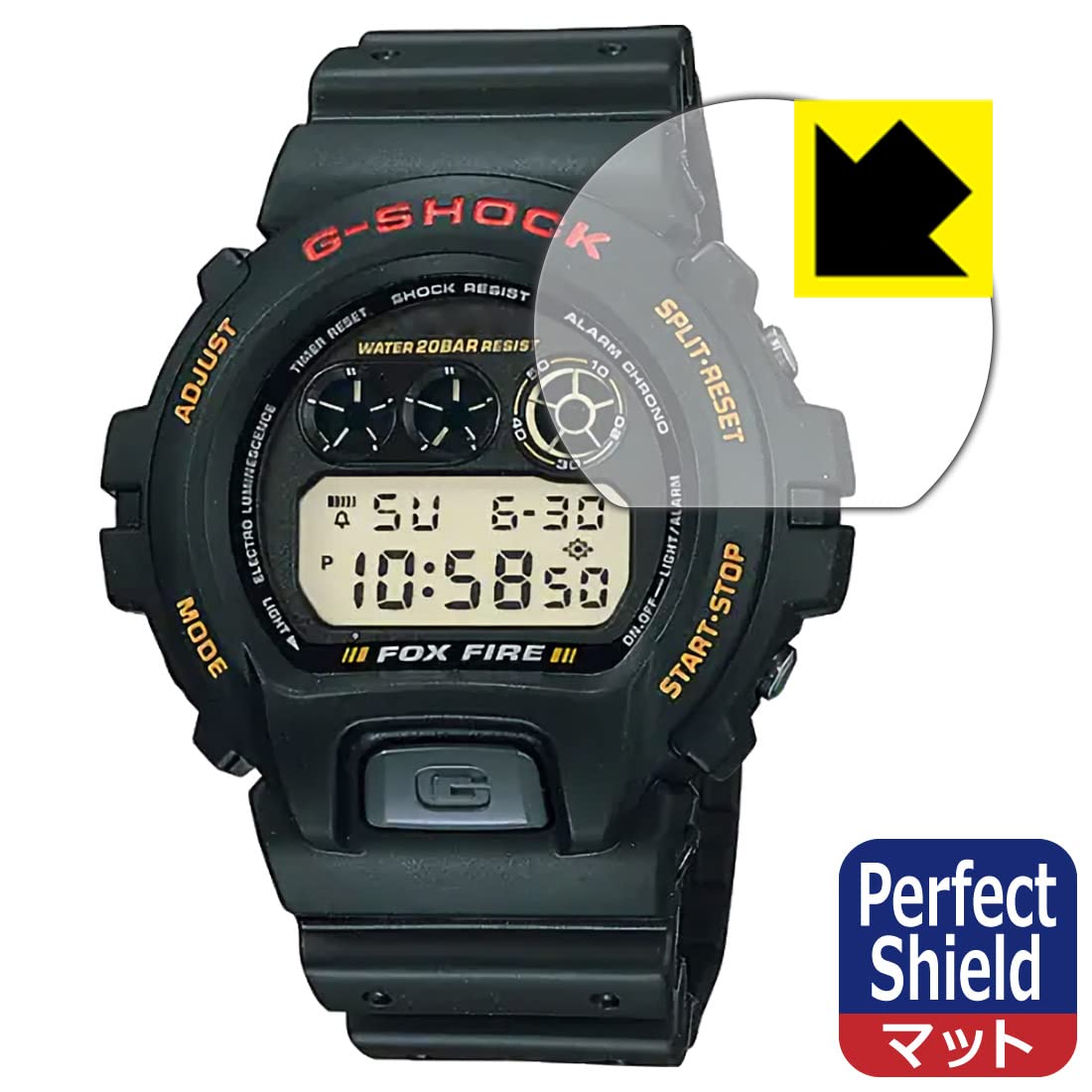 【値下げ不可】海外モデル　DW6900 JT-3DR 保護フィルムおまけ付き Amazon.co.jp: PDA工房 G-SHOCK DW-6900シリーズ対応